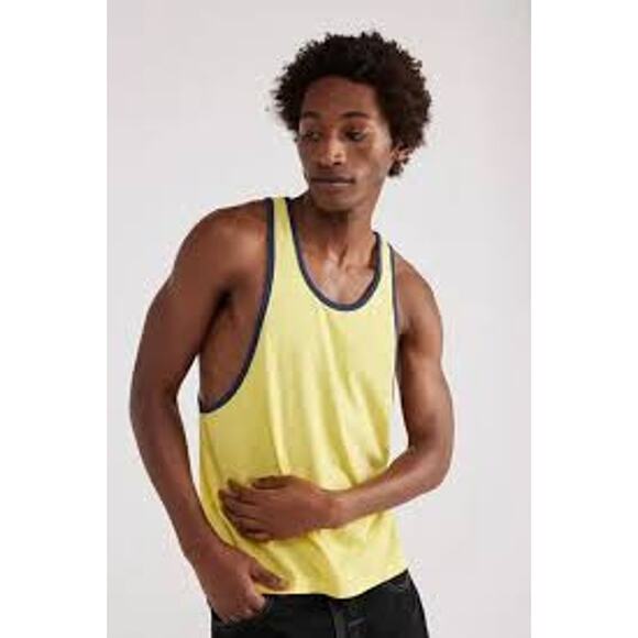NWOT BDG Supercut Tank Top Sz XXL in Yellow - Picture 1 of 12